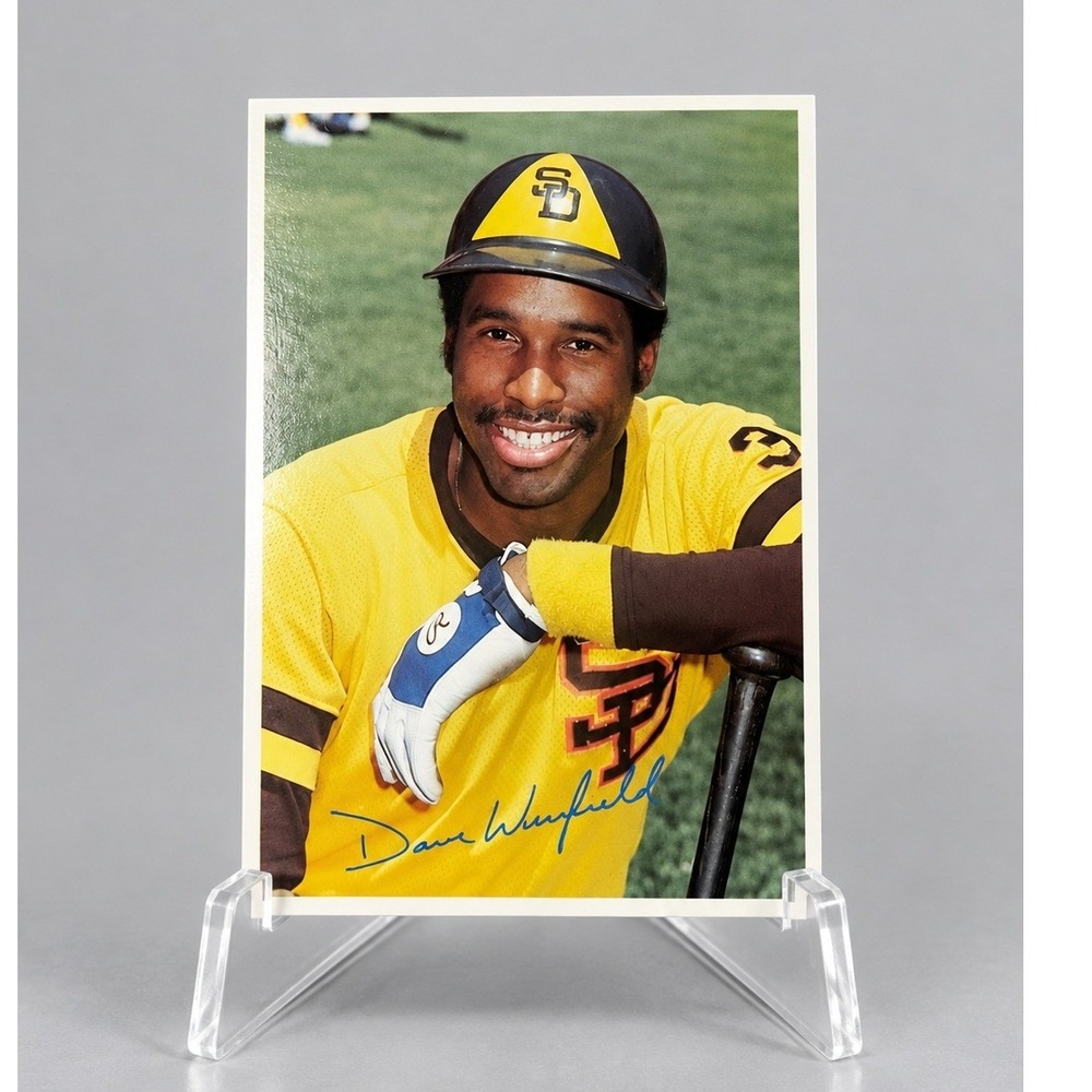 1980 Topps Dave Winfield San Diego Padres Card 18 of 60 5x7 Oversized Vintage
